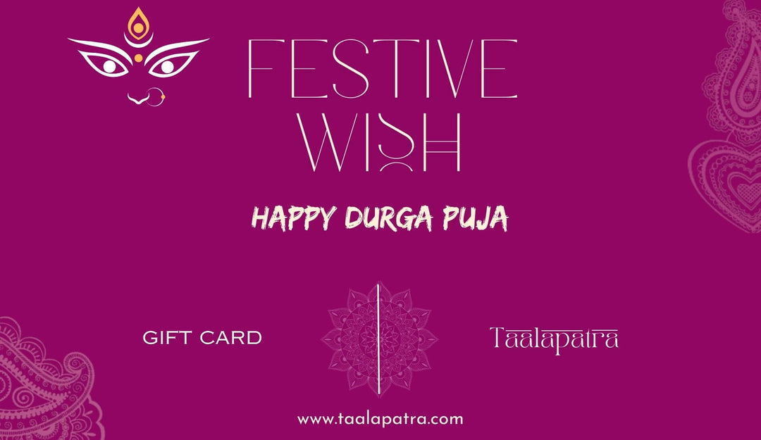Festive Wish (Happy Durga Puja) - eGift Card - Taalapatra Vibes