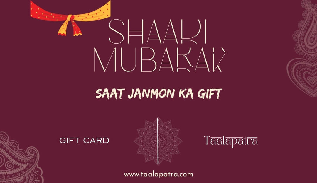 Shaadi Mubarak (Saat Janmon ka Gift) - eGift Card - Taalapatra