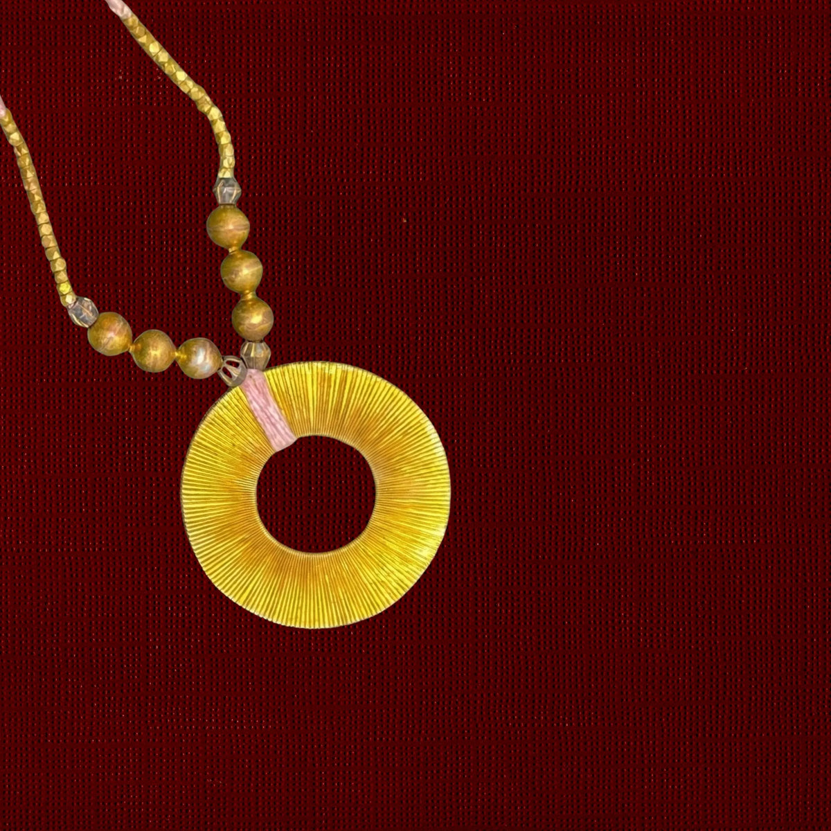 Taalapatra Tribal Jewellery | Dhokra (Brass) Necklace