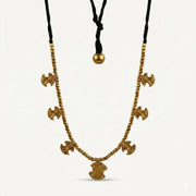 Tribal Jewellery | Dhokra (Brass) Necklace | Gajagamini - 6 - Taalapatra Vibes