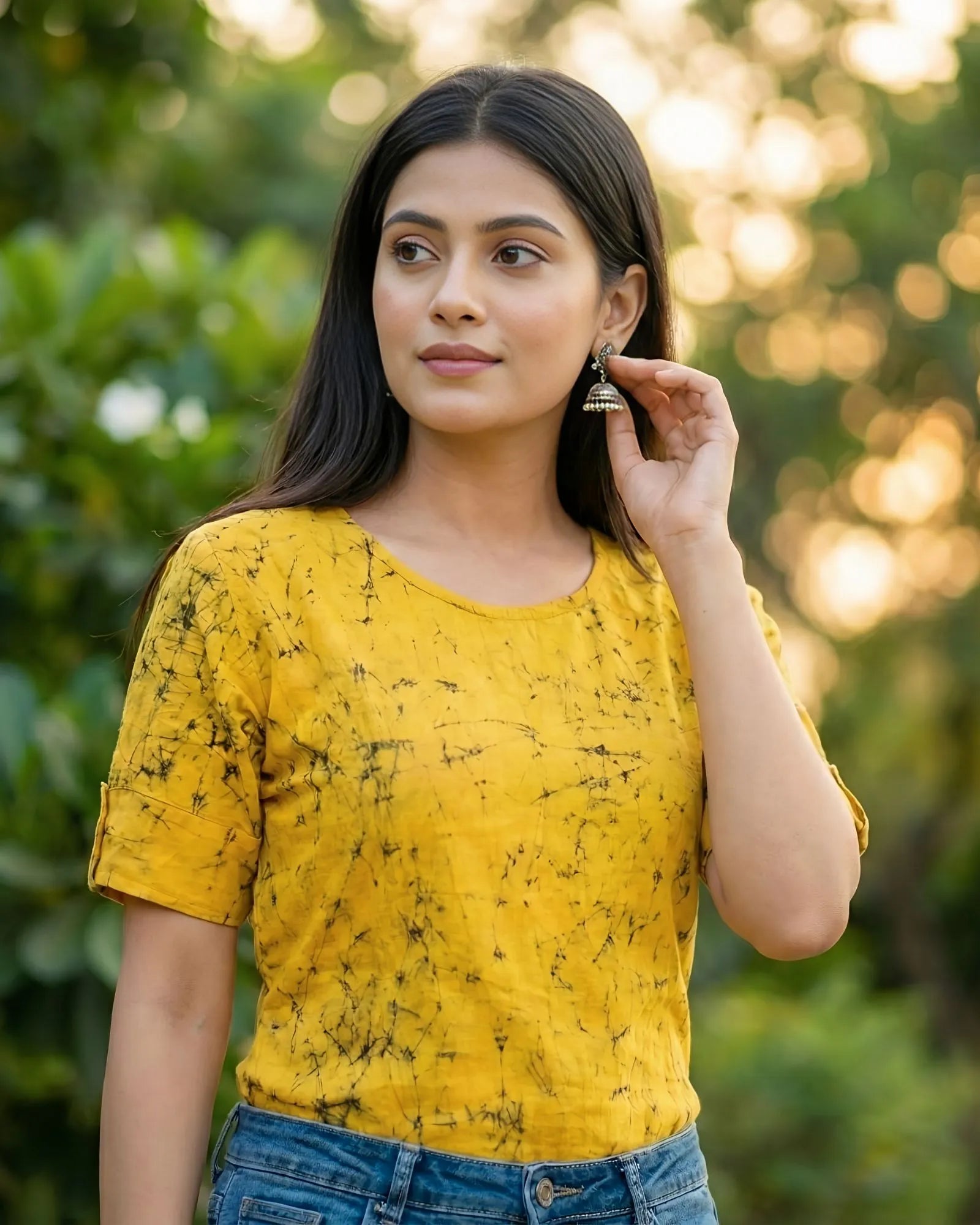 Taalapatra - Yellow A-Line Kurti