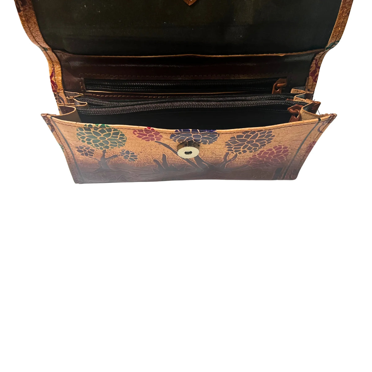 Leather Hand Bag | Village Design 4 - Shades of Coffee
