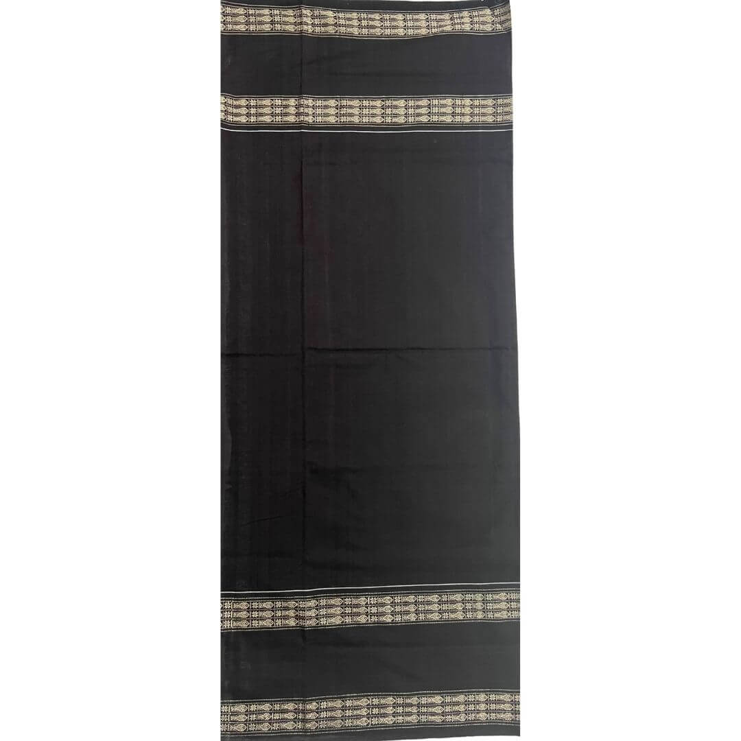 Handwoven Pure Cotton | Sambalpuri Saree - Light Green Colour - Taalapatra Vibes