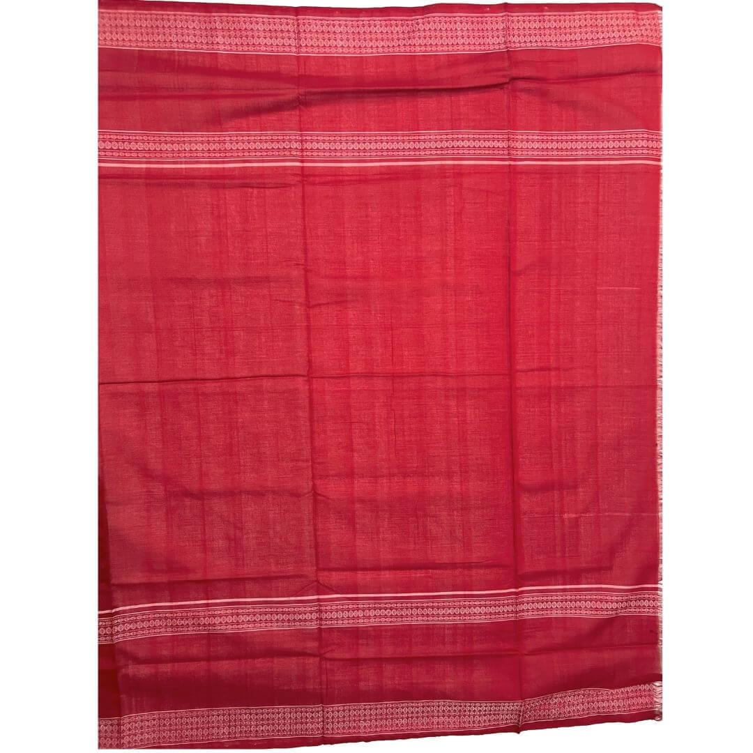 Handwoven Pure Cotton | Sambalpuri Saree - Multi Colour - Taalapatra Vibes