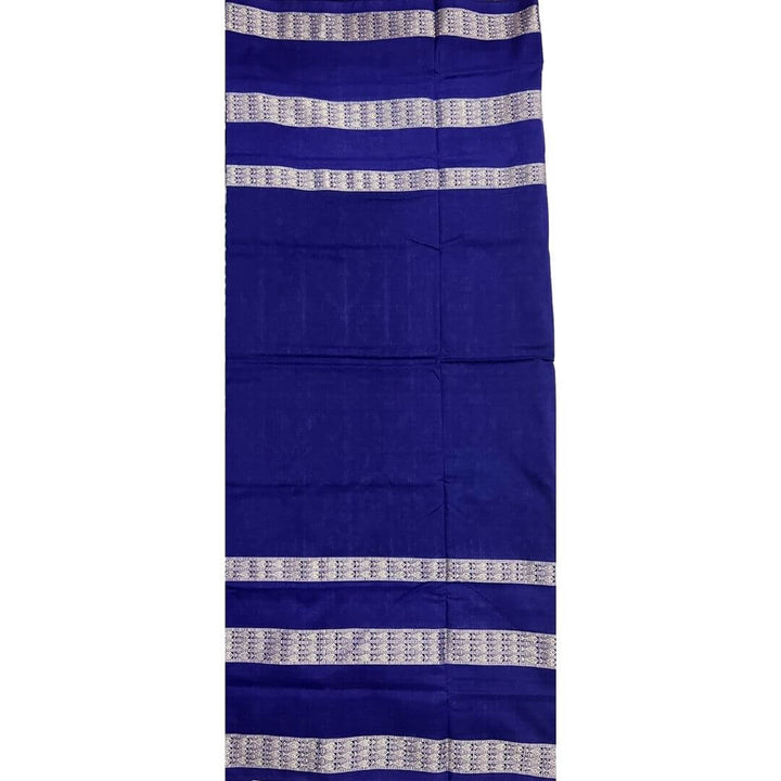 Handwoven Pure Cotton | Sambalpuri Saree - Peacock Green Colour - Taalapatra Vibes