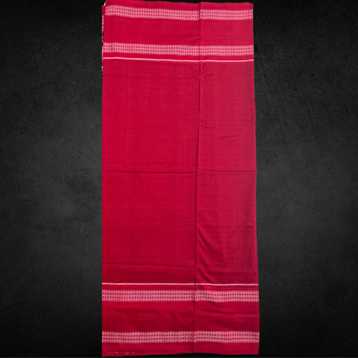 Handwoven Pure Cotton | Sambalpuri Saree - Blue Colour - Taalapatra