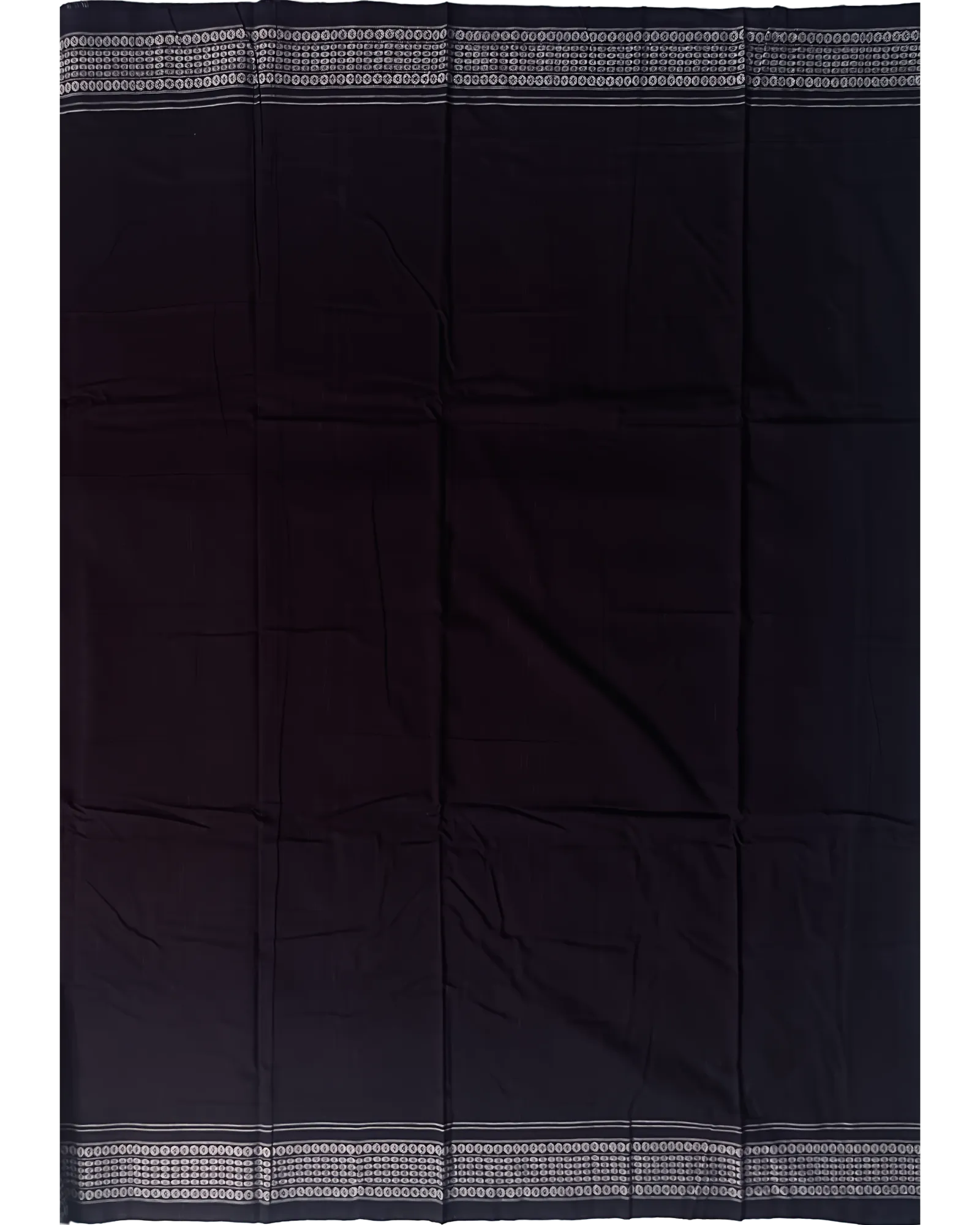 Handwoven Pure Cotton | Sambalpuri Saree - Dark Red Colour