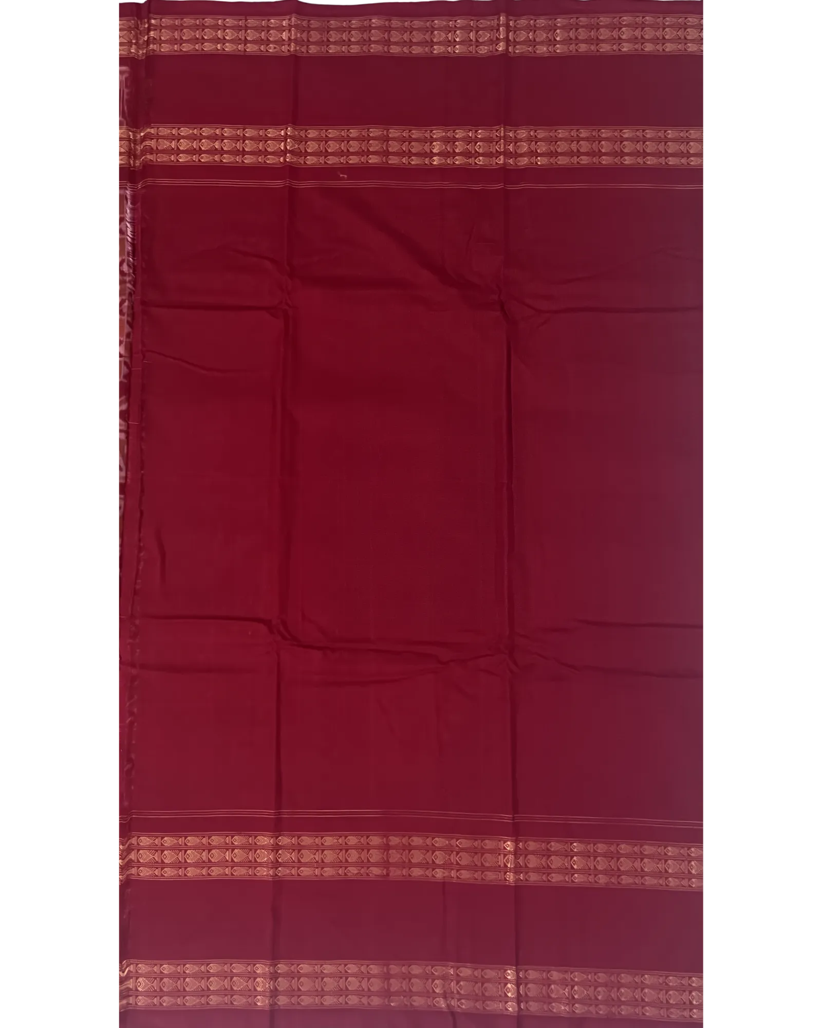 Handwoven Pure Cotton | Sambalpuri Saree - Deep Blue Mix Colour