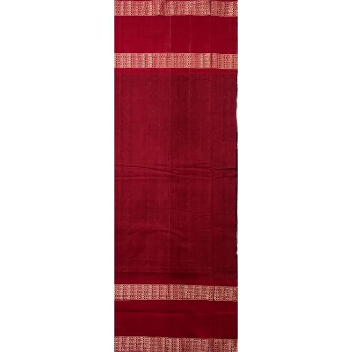 Handwoven Pure Cotton | Sambalpuri Saree - Violet Colour - Taalapatra Vibes