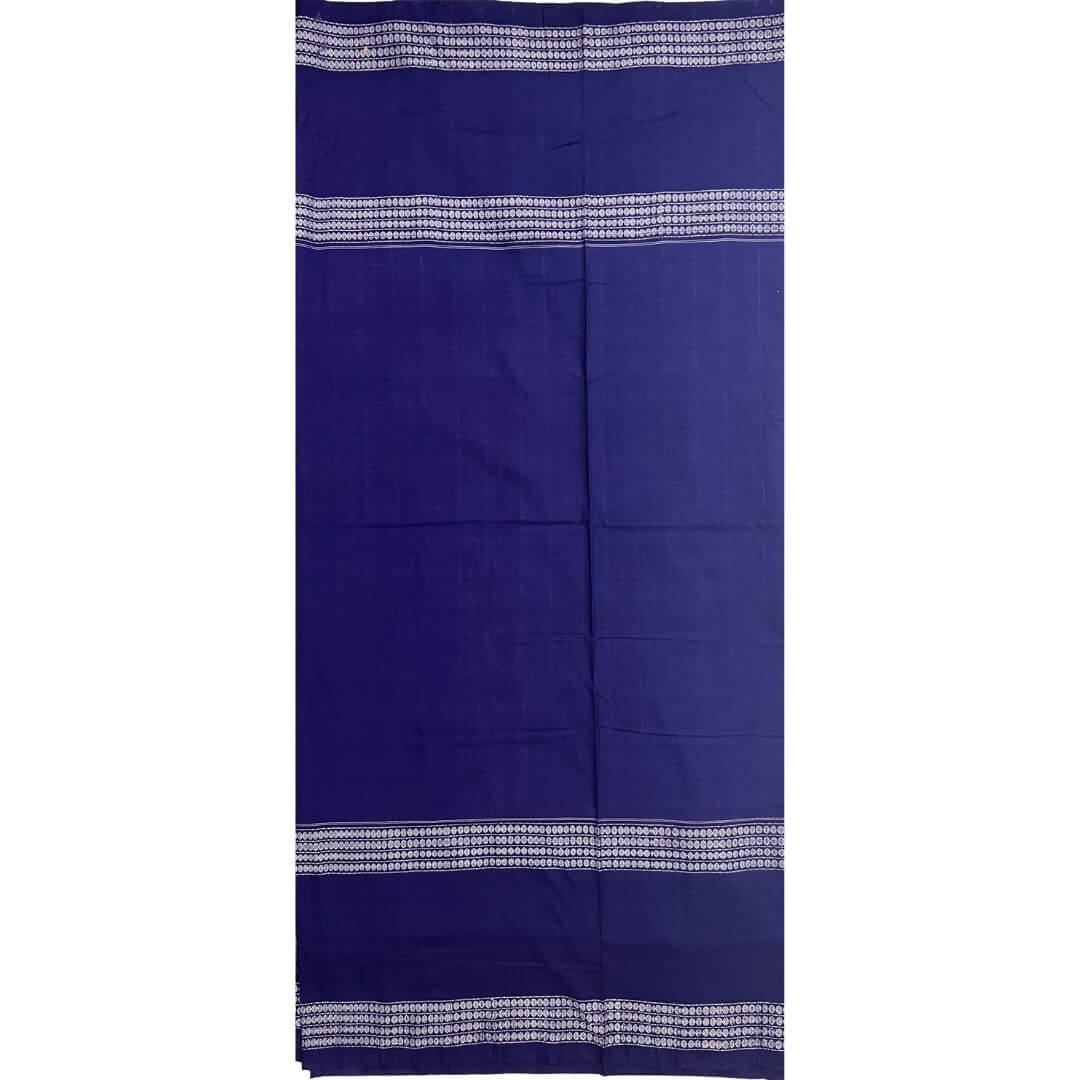 Handwoven Pure Cotton | Sambalpuri Saree - Orange Colour - Taalapatra Vibes