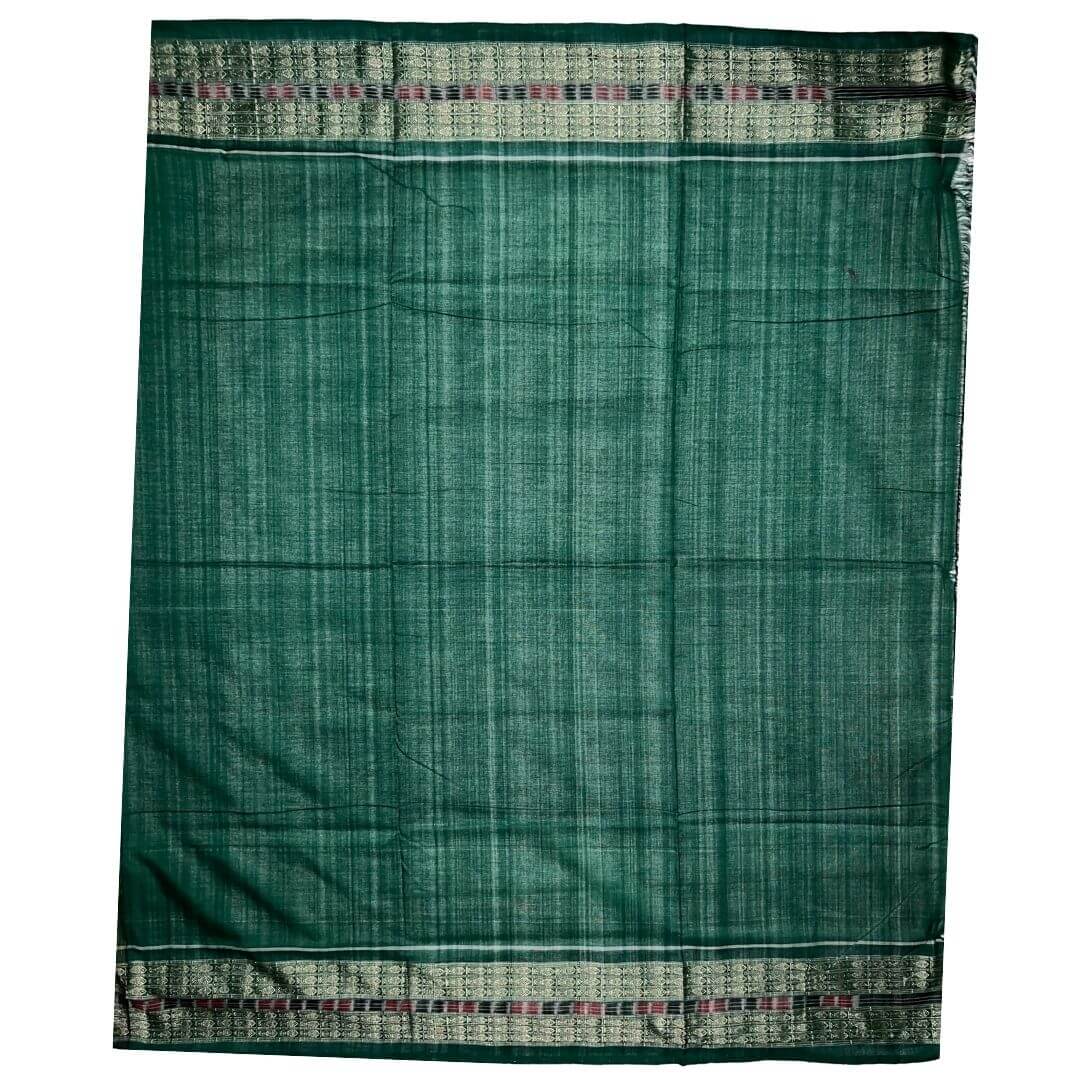 Handwoven Pure Cotton | Sambalpuri Saree - Red Colour - Taalapatra Vibes