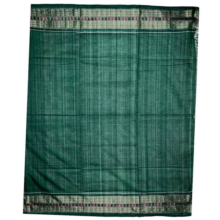 Handwoven Pure Cotton | Sambalpuri Saree - Red Colour - Taalapatra Vibes