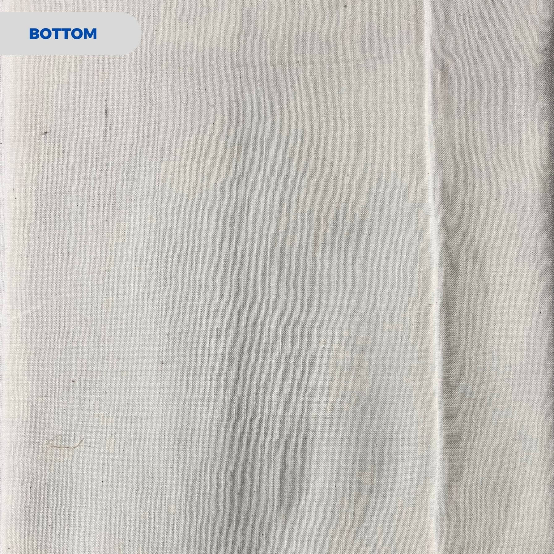 Sambalpuri Pure Cotton | Dress Set (3 Pieces) - Copper Sulphate Blue and White - Taalapatra Vibes