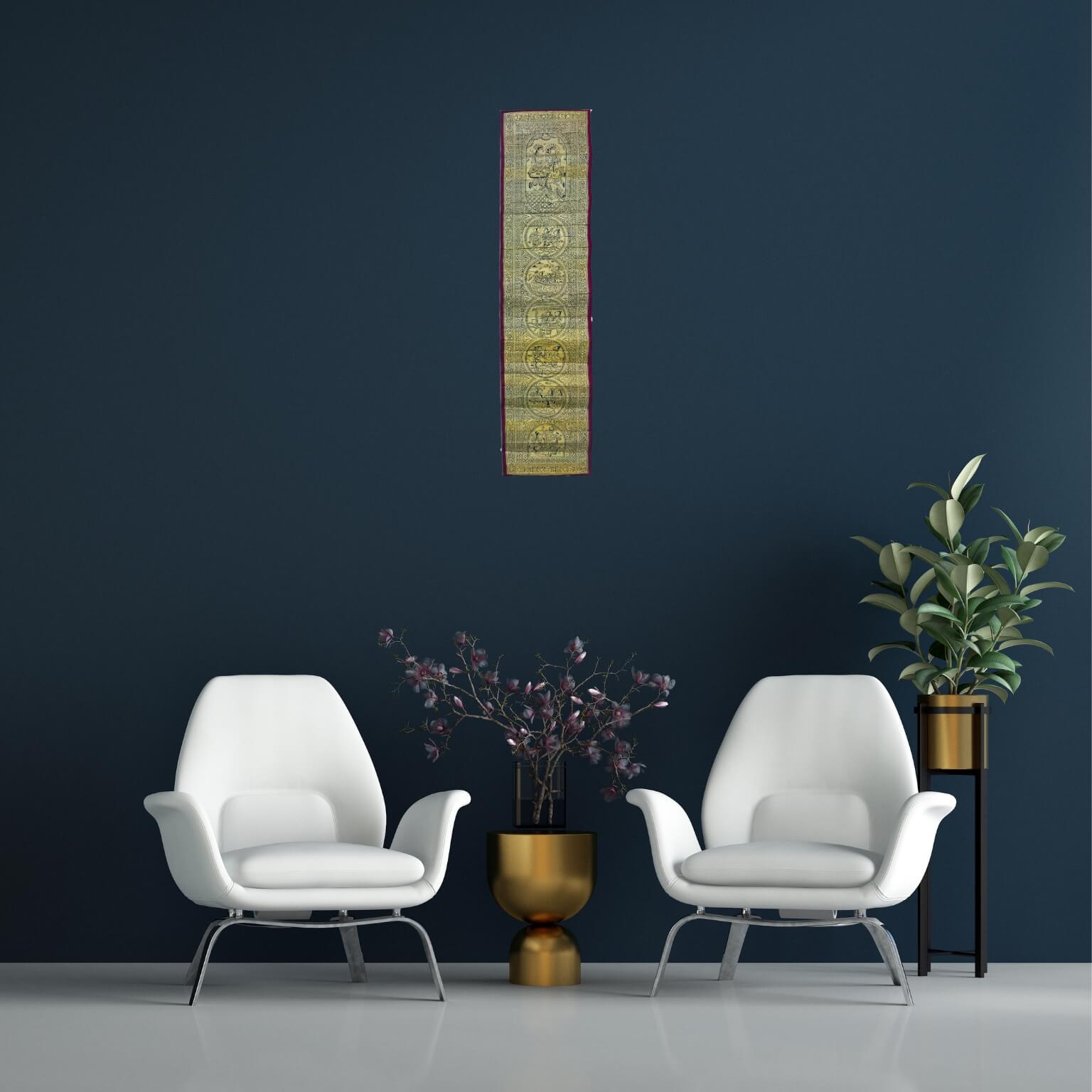 Palm Leaf Engraved Painting | Ramayana Events - Pattachitra Wall Hanging (Monochrome) - UNFRAMED - Taalapatra Vibes