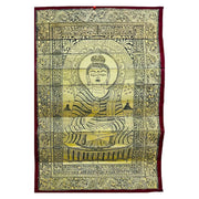 Palm Leaf Engraved Painting | Lord Buddha - Pattachitra Wall Hanging 1 (Monochrome) - UNFRAMED - Taalapatra Vibes