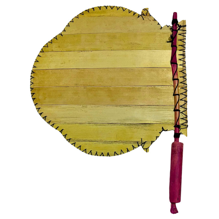 Palm Leaf Hand Fan | Pattachitra Art - Dancing Woman (Design 2) - Taalapatra