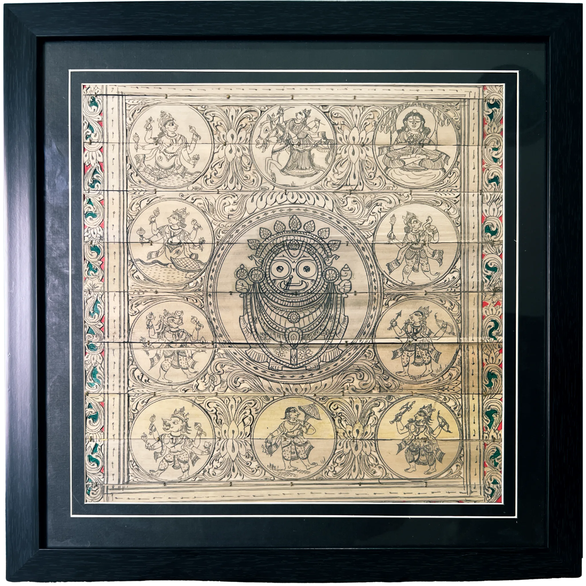 Lord Jagannath with Vishnu Dasavataras