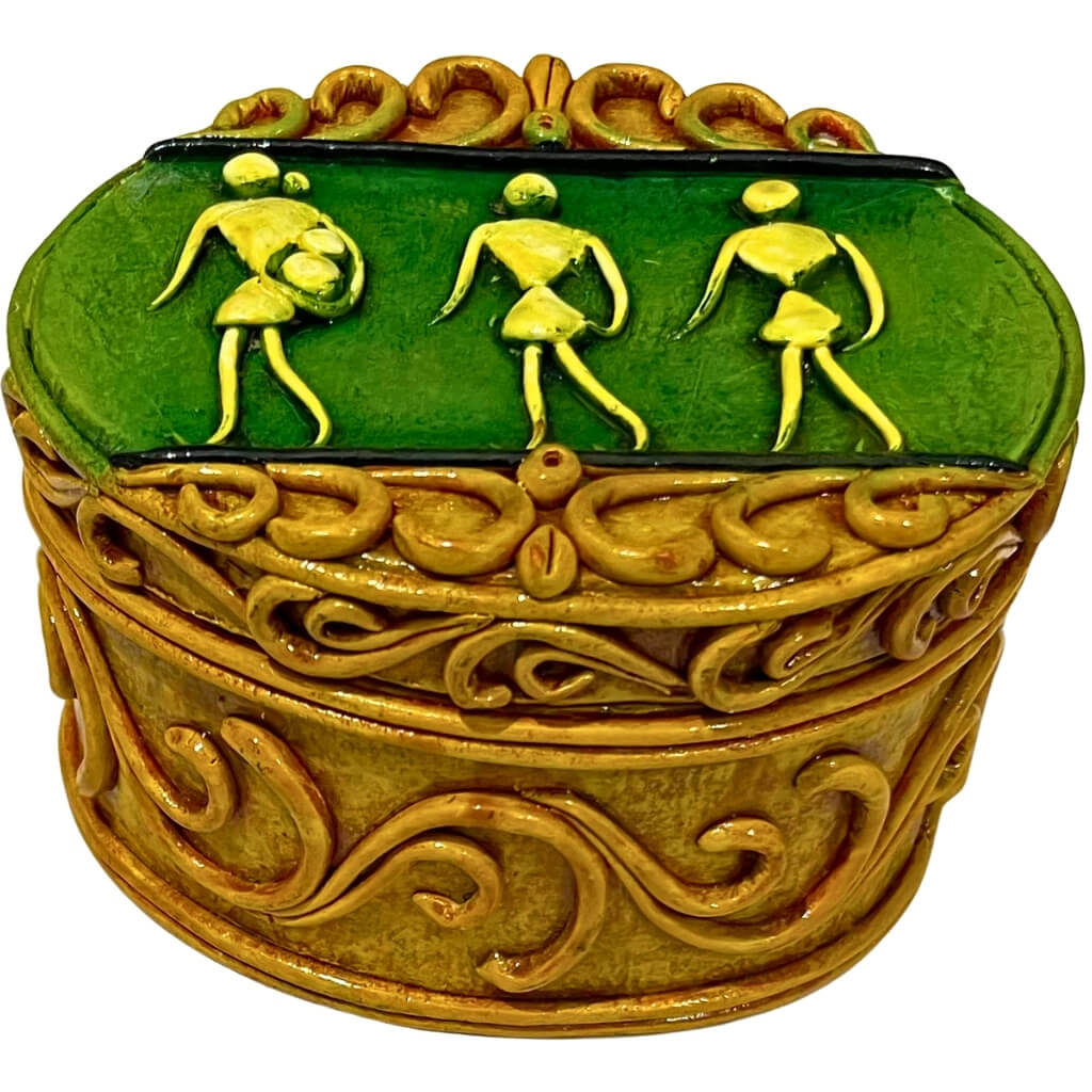 Paper Mache | Utility / Storage Box (Oval) - Taalapatra Vibes