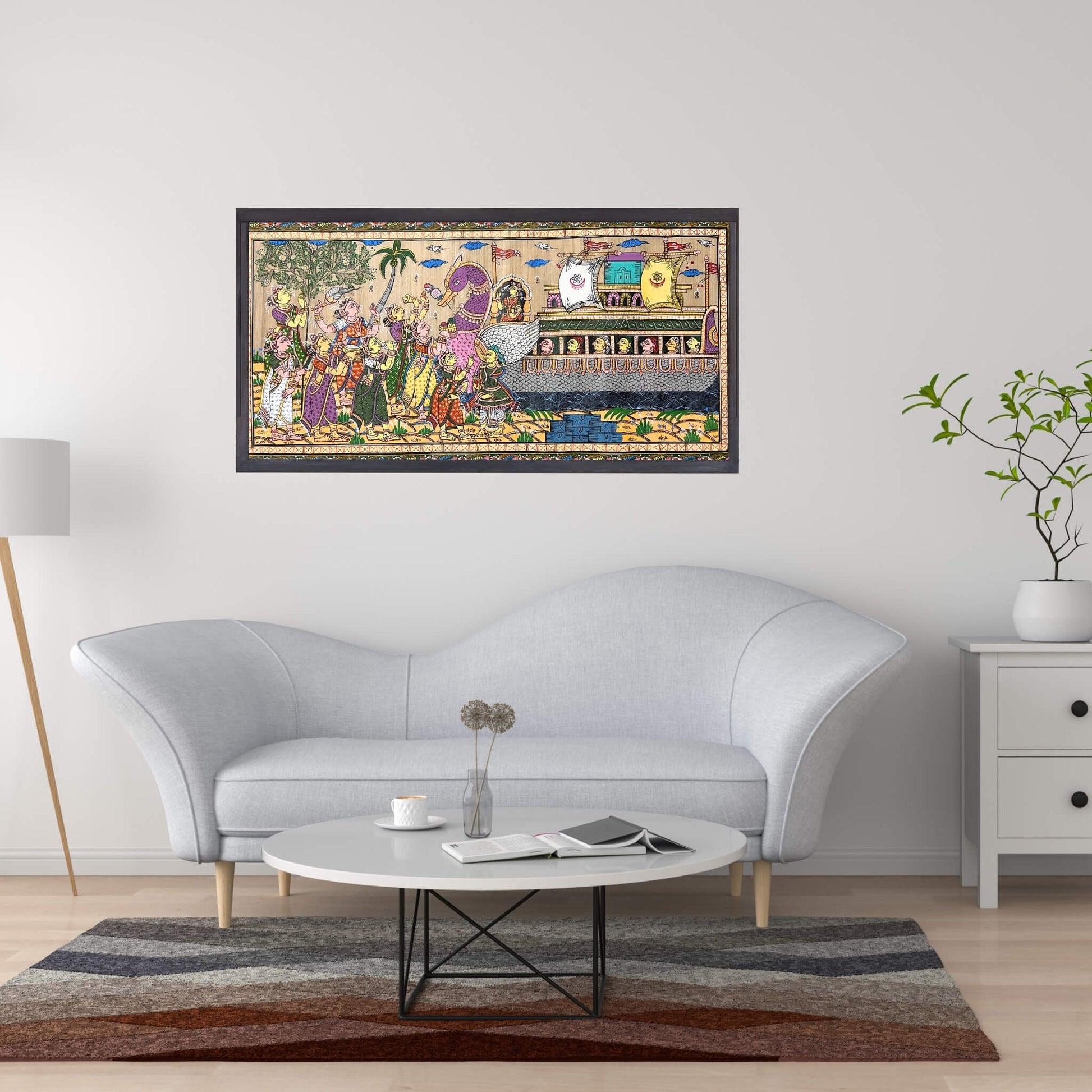 Pattachitra Painting | Boita Bandana - UNFRAMED - Taalapatra Vibes