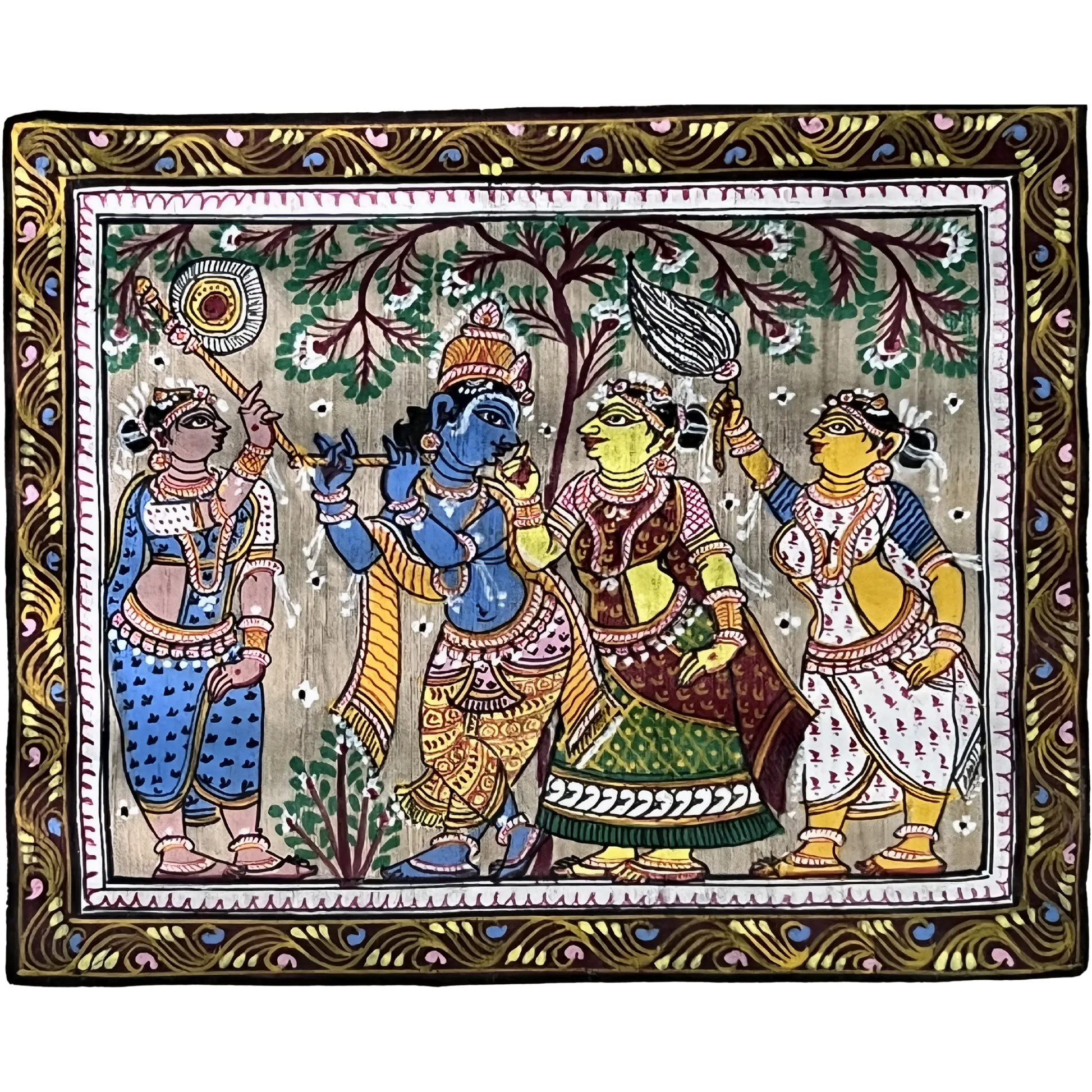 Radha Krishna Under a Tree