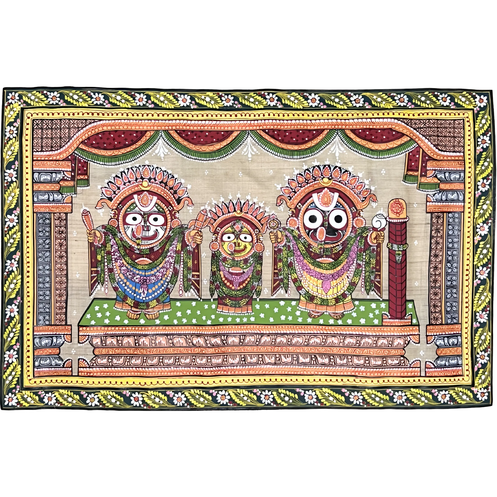 Suna Besha of Lord Balabhadra, Subhadra & Jagannath