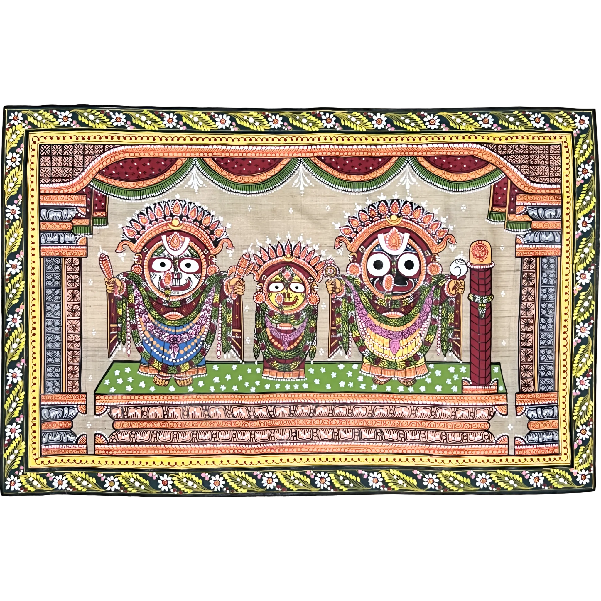 Suna Besha of Lord Balabhadra, Subhadra & Jagannath