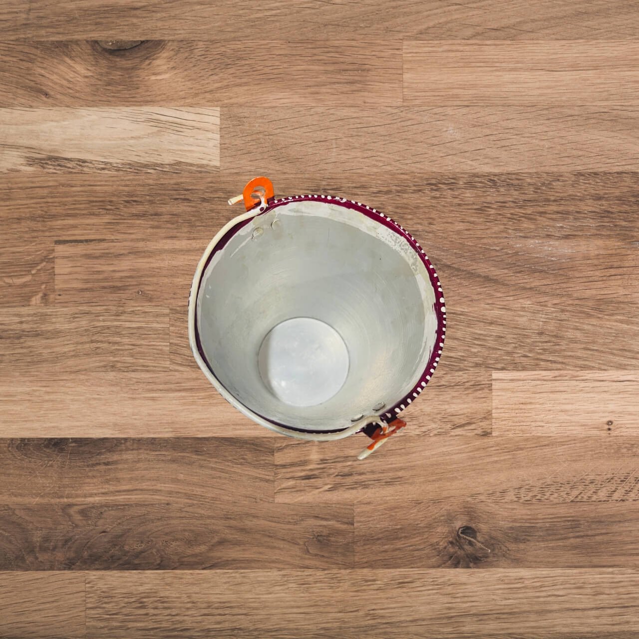 Pattachitra Art on Aluminium Bucket | Jagannath, Balabhadra, Subhadra (Design-2) - Taalapatra Vibes