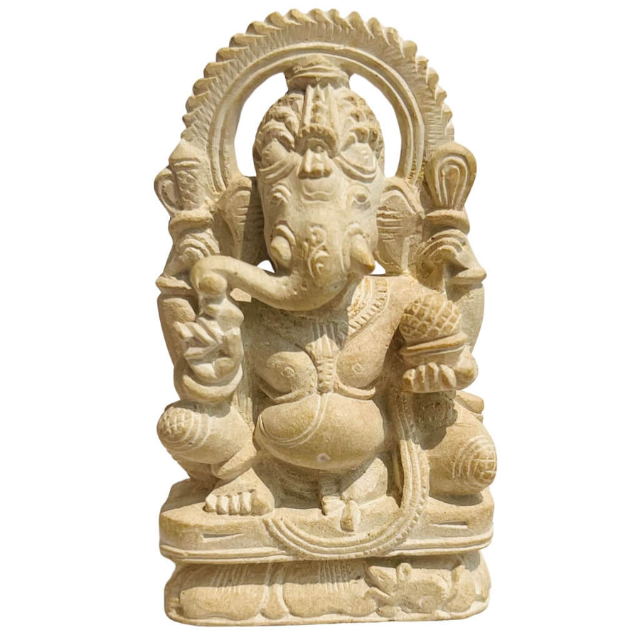 Handcrafted Stone Artefact | Lord Ganesha - Taalapatra
