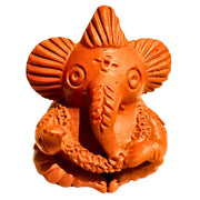 Handcrafted Terracotta | Lord Ganesha Miniature Idol (Variant 2) - Taalapatra Vibes