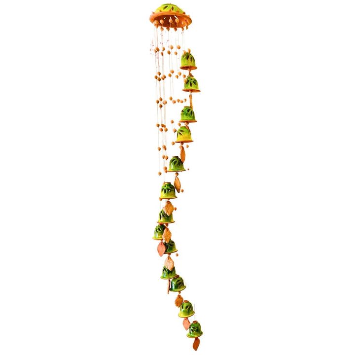 Handcrafted Terracotta | Hanging Bells / Wind Chimes - Taalapatra