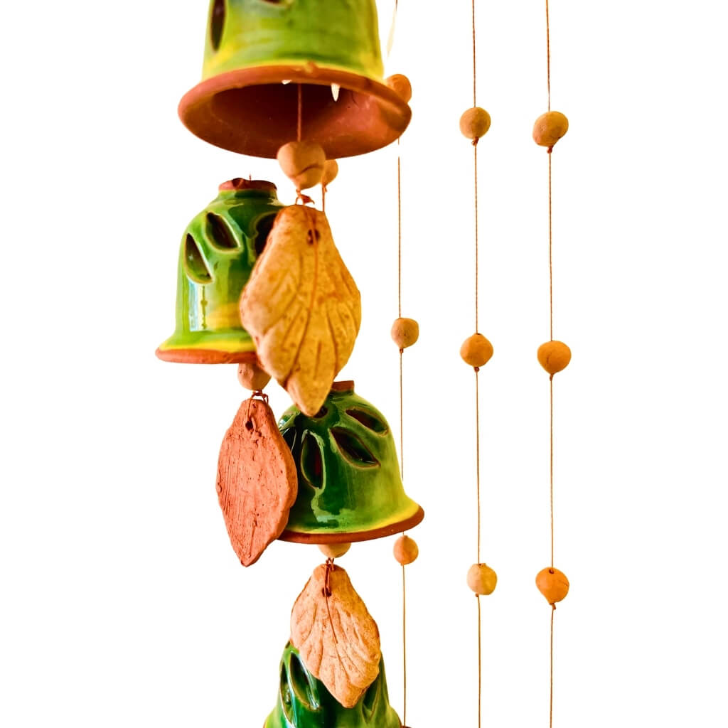 Handcrafted Terracotta | Hanging Bells / Wind Chimes - Taalapatra