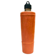 Handcrafted Terracotta | Earthen Water Bottle (Design 1) - Taalapatra Vibes