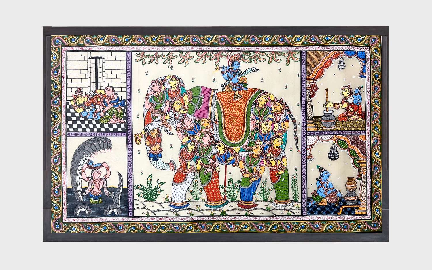 Taalapatra - Pattachitra Painting - Kunja Hasti