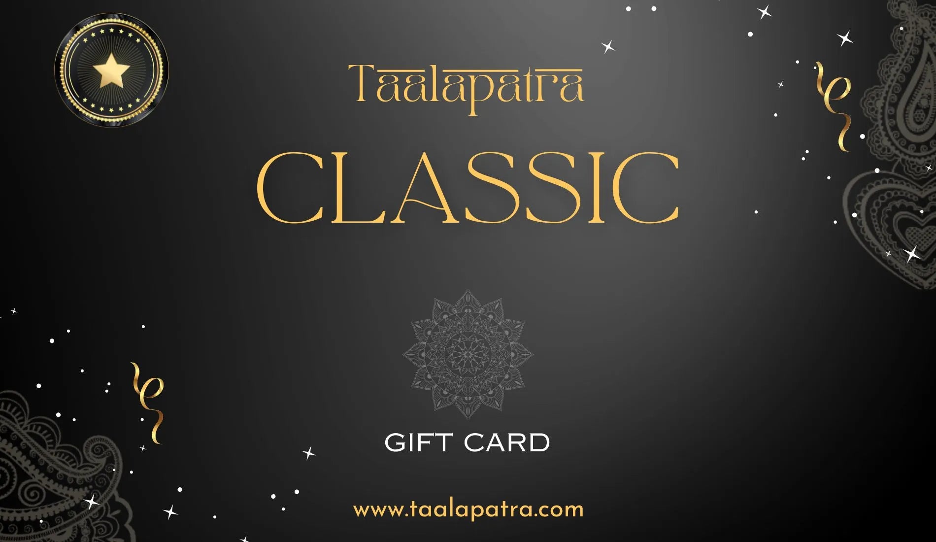 Taalapatra Classic - eGift Card - Gifting for All Occasions