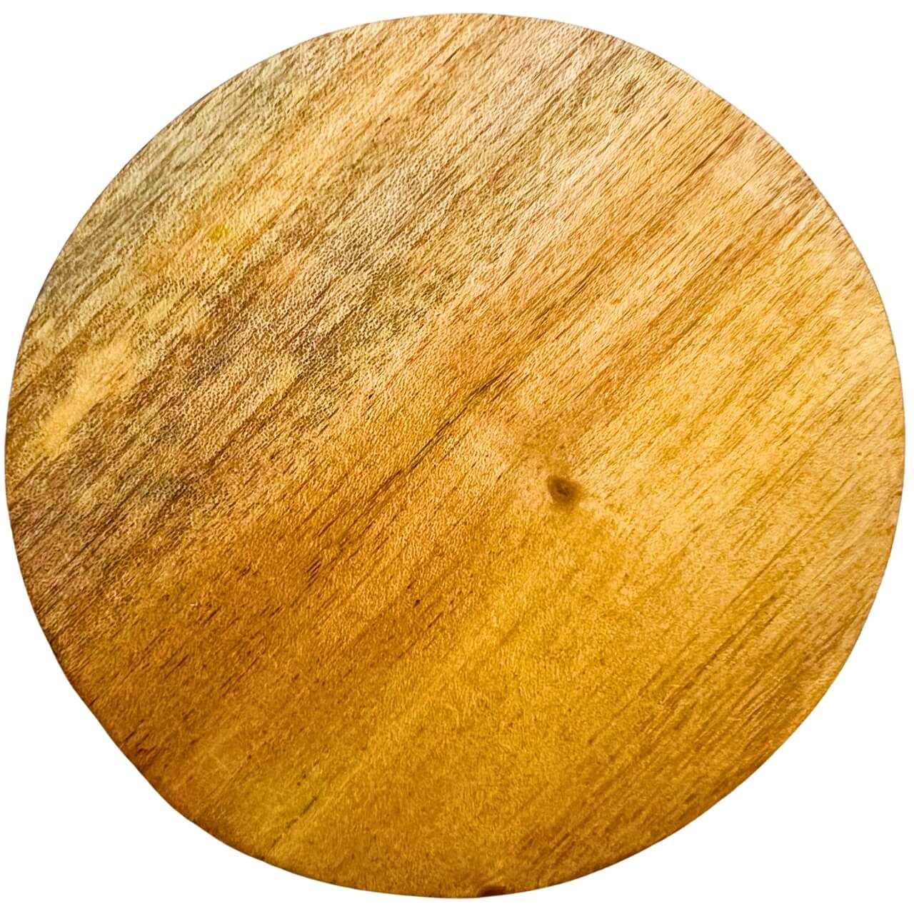 Hand Painted Round Wooden Coaster | Tabla Centric (Set of 2) - Taalapatra Vibes